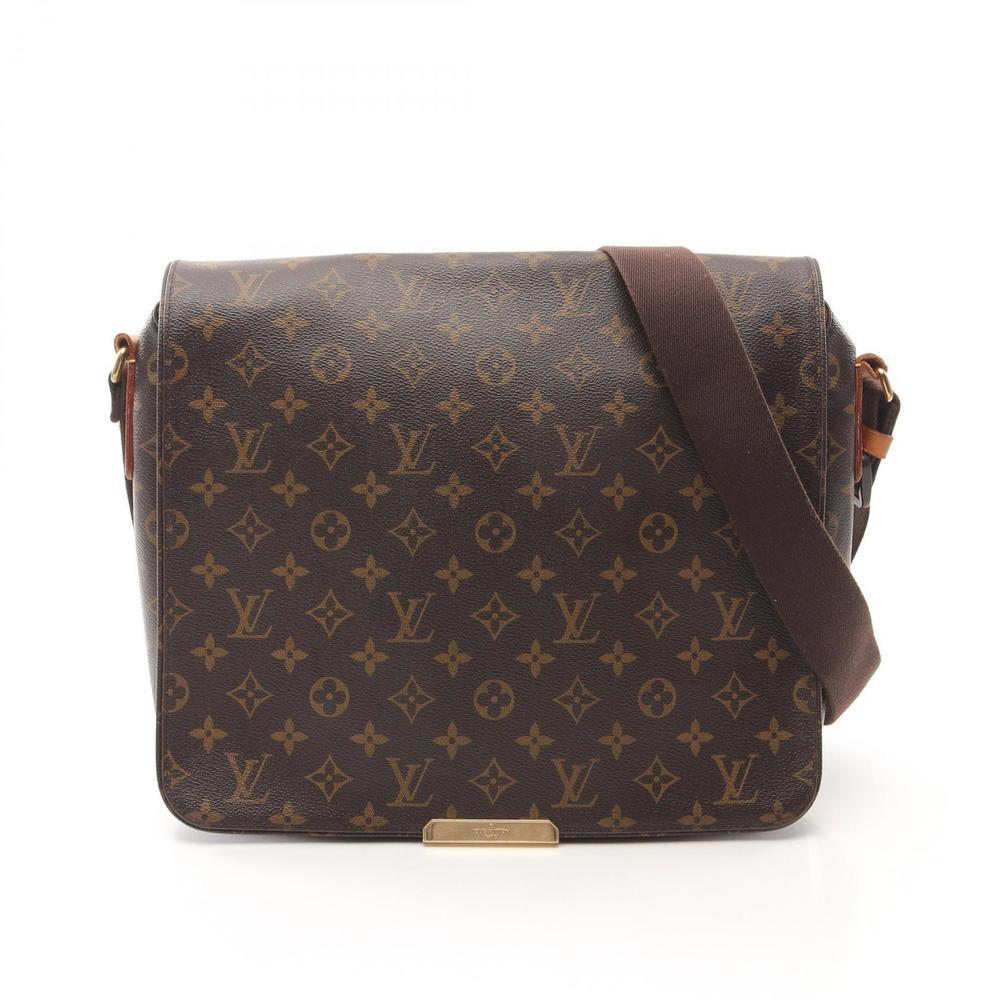 Louis Vuitton Valmy Shoulder Bag Leather Monogram Brown